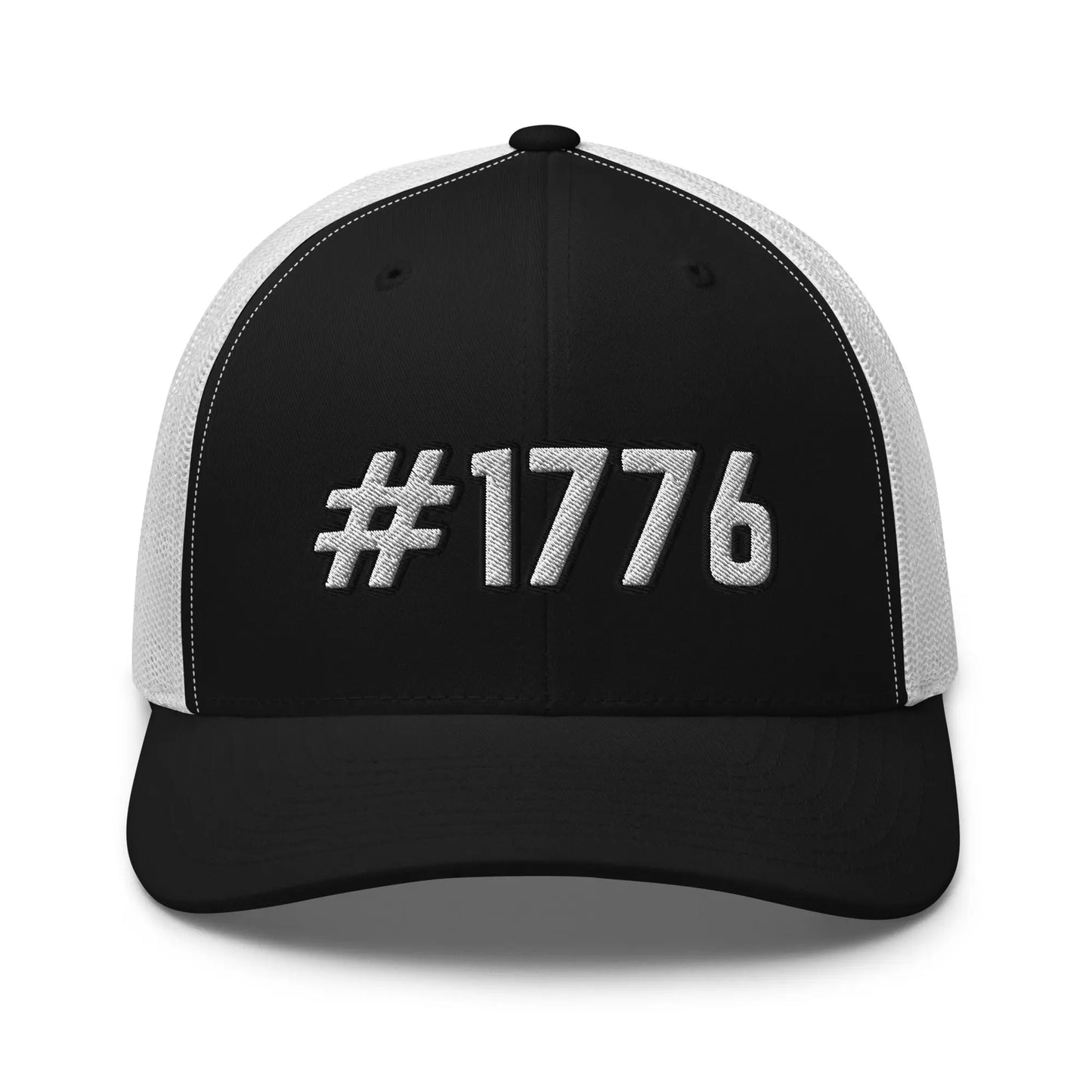 Hats Black-White Snapback Custom Trucker Hats #1776 Cap for Men & Women Patriotic Freedom Infidel Collective