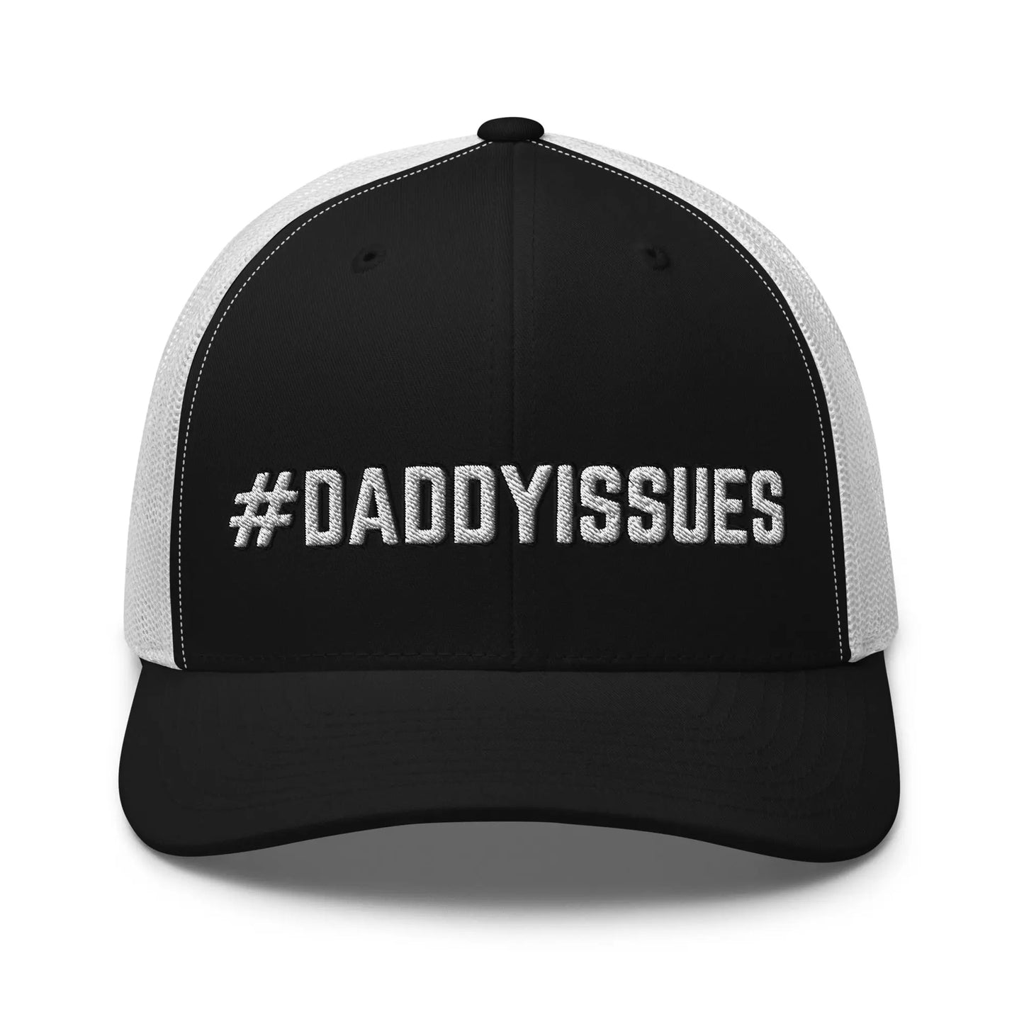 Hats Black-White Snapback Custom Trucker Hats #DADDYISSUES Funny Cap for Men & Women Infidel Collective