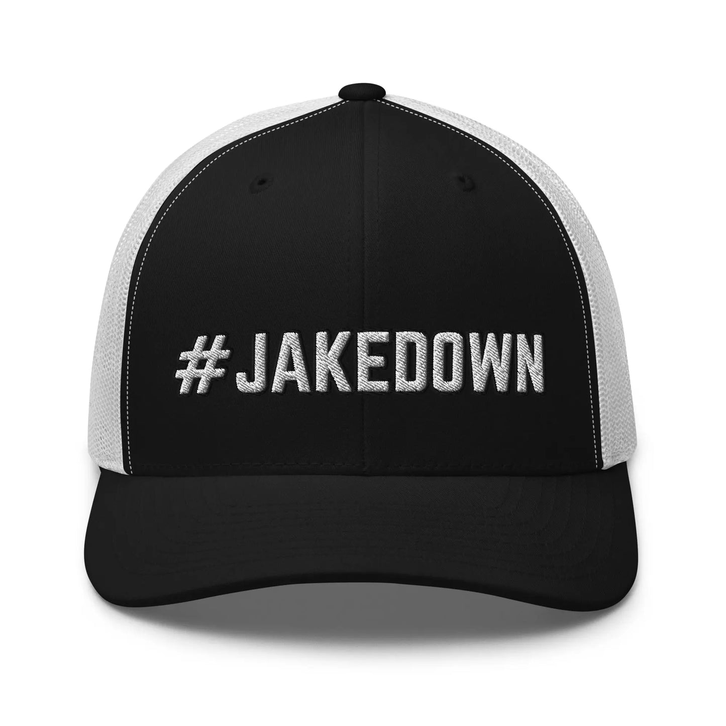 Hats Black-White Snapback Custom Trucker Hats #JAKEDOWN for Men & Women – Cool CDL Cap Infidel Collective