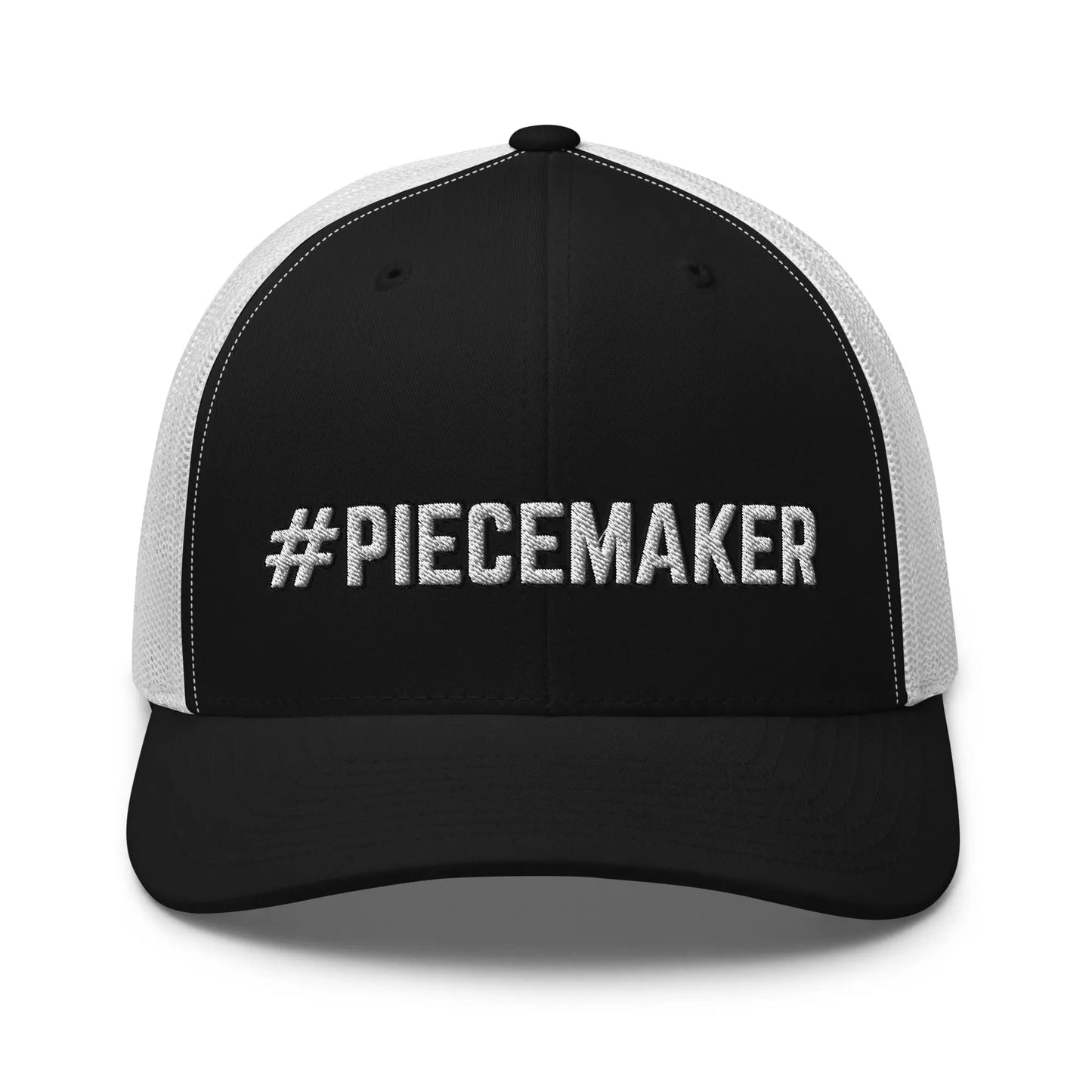 Hats Black-White Snapback Custom Trucker Hats #PIECEMAKER Biker & 2A Cap for Men & Women Infidel Collective
