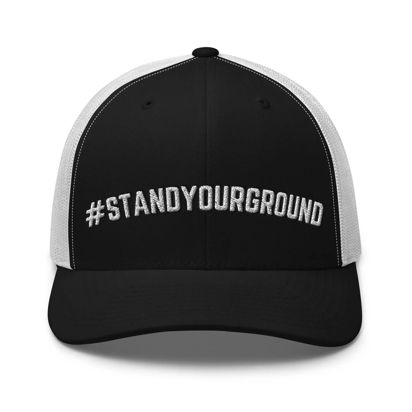 Hats Black-White Snapback Custom Trucker Hats #STANDYOURGROUND 2A Cap for Men & Women Infidel Collective
