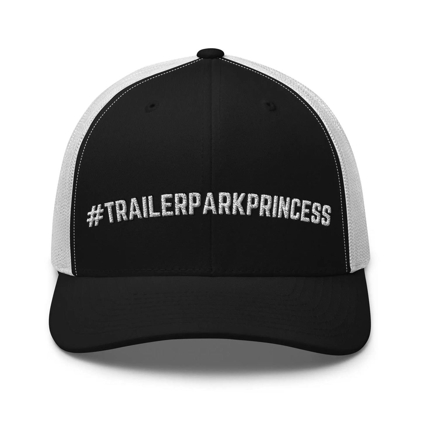 Hats Black-White Snapback Custom Trucker Hats #TRAILERPARKPRINCESS Funny Women's Hat Infidel Collective
