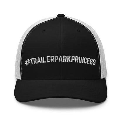Hats Black-White Snapback Custom Trucker Hats #TRAILERPARKPRINCESS Funny Women's Hat Infidel Collective