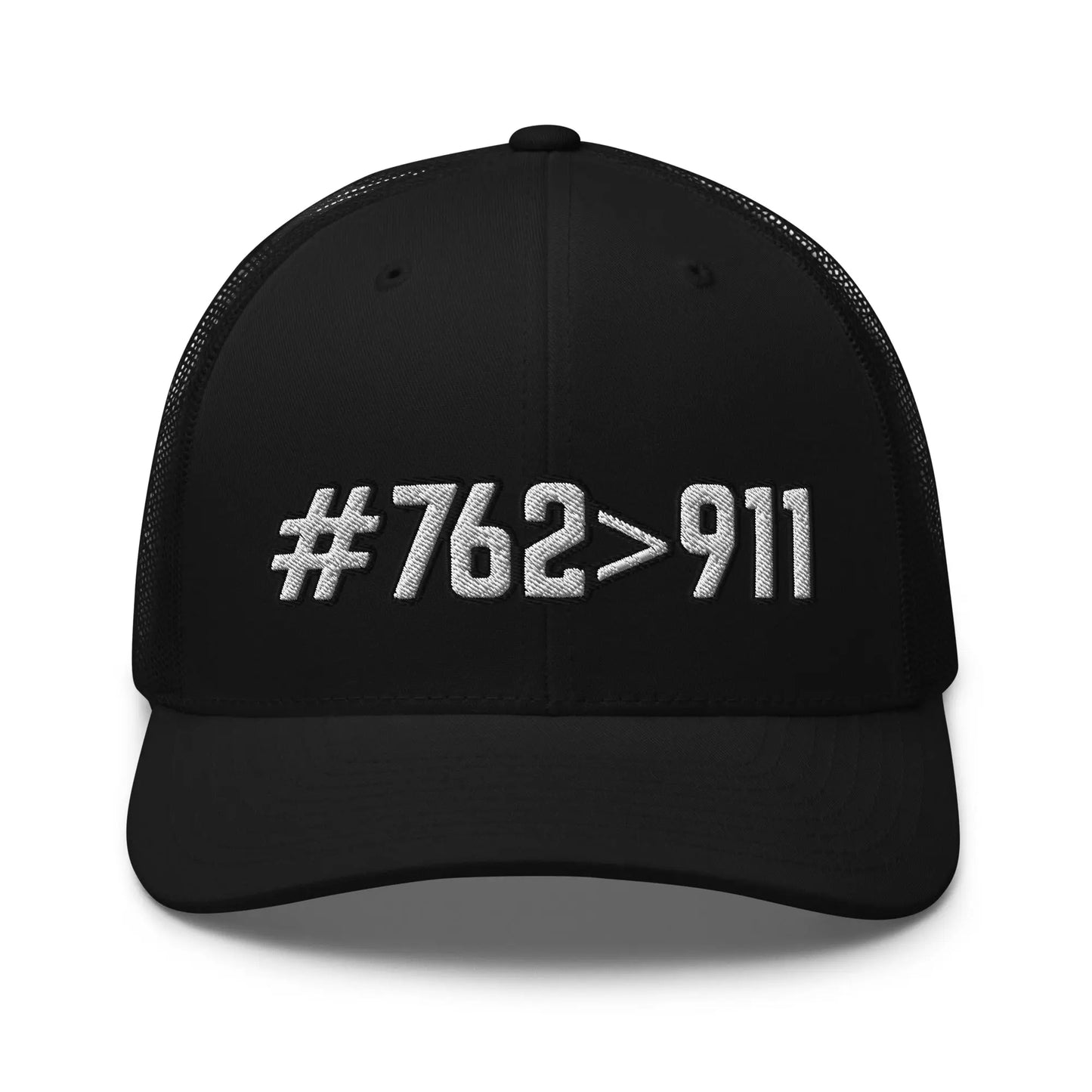 Hats Black #762>911 2A Mesh Snapback Custom Trucker Hats for Men & Women Infidel Collective