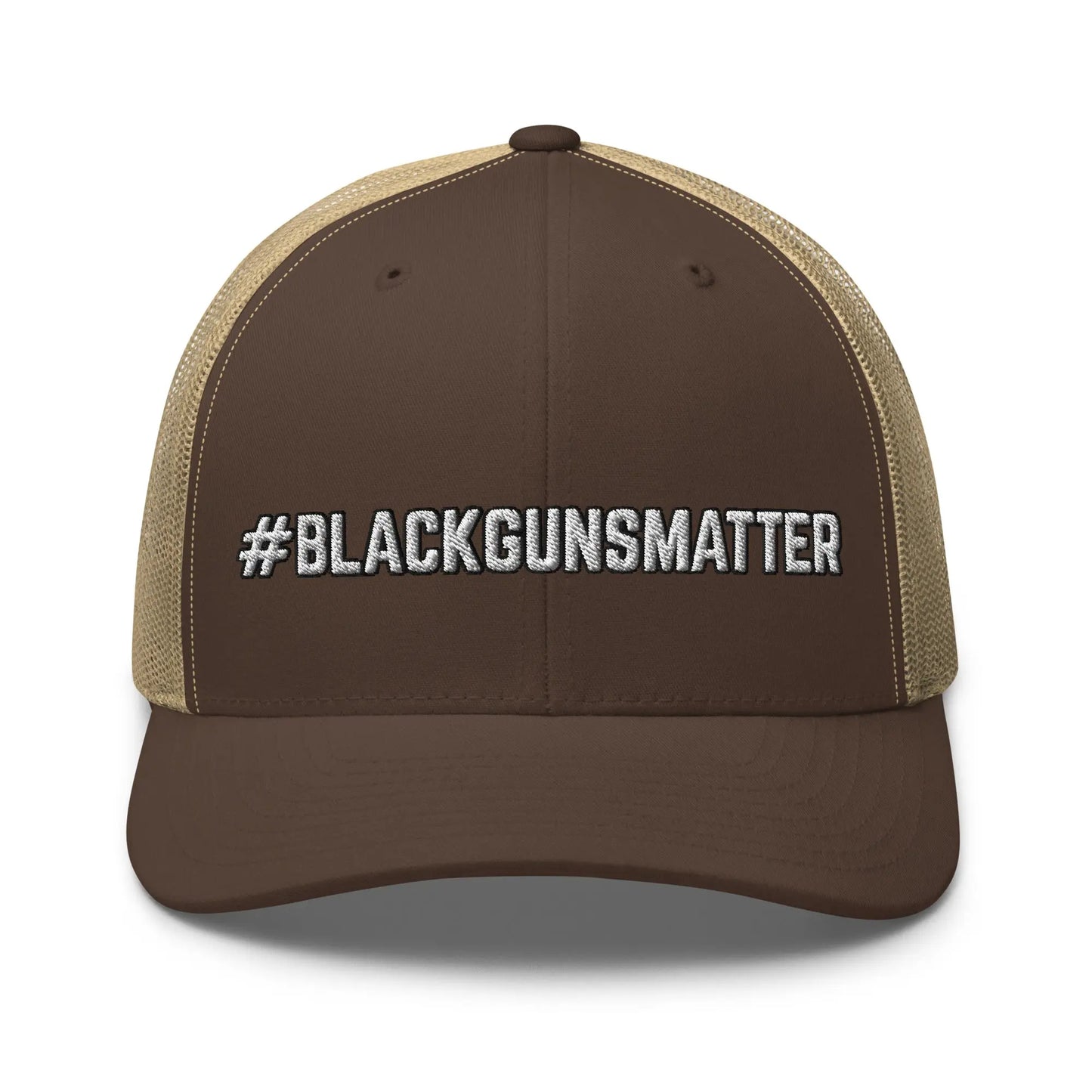 Hats Brown-Khaki Snapback Custom Trucker Hats BLACKGUNSMATTER 2A Cap for Men & Women Infidel Collective