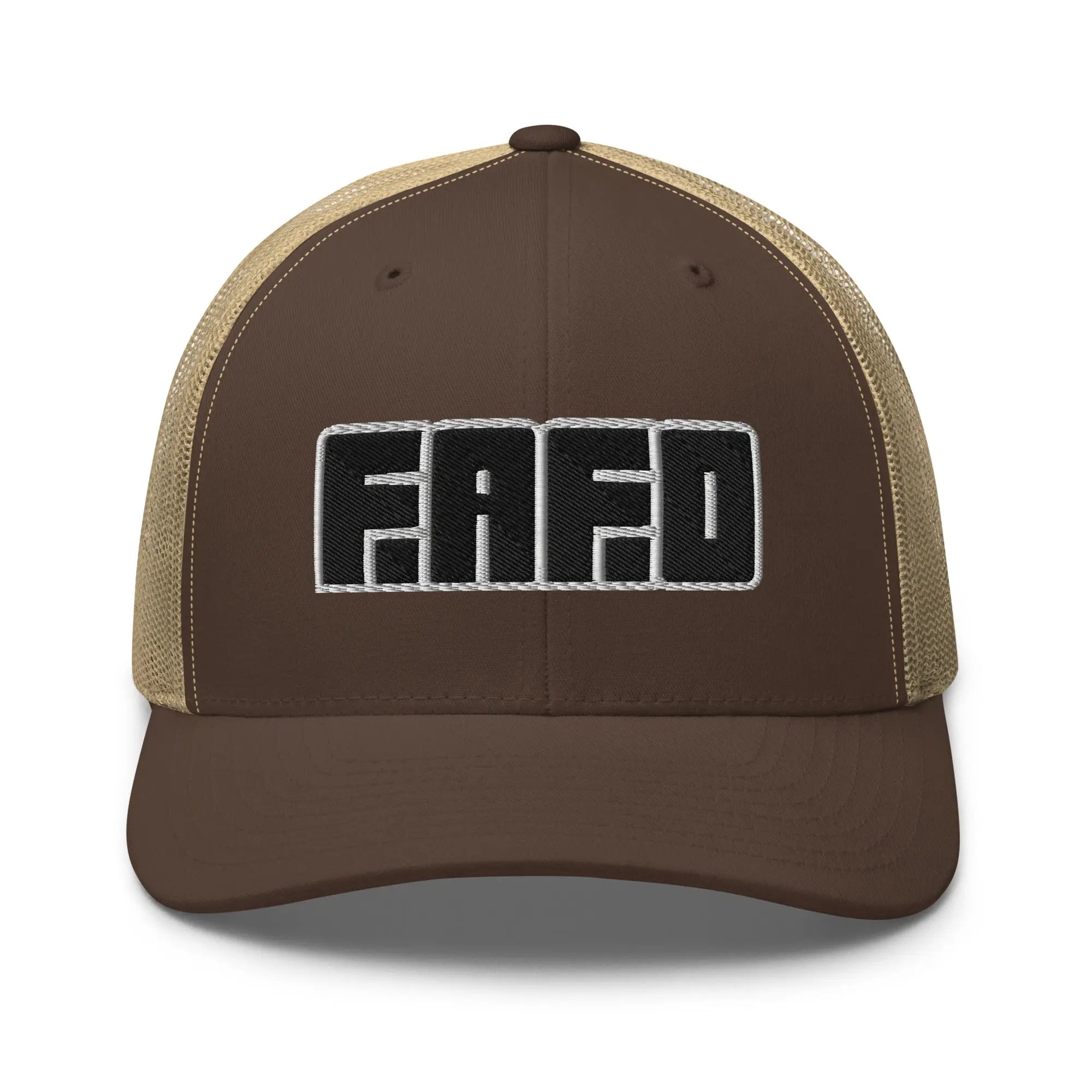 Hats Brown-Khaki Snapback Custom Trucker Hats Badass FAFO Grand Games NSFW Caps for Men & Women Infidel Collective