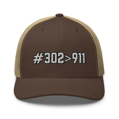 Hats Brown-Khaki Snapback Custom Trucker Hats Best 2A #302>911 - Cool Patriotic Cap Infidel Collective