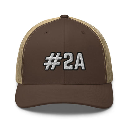 Hats Brown-Khaki Snapback Custom Trucker Hats Best #2A 2nd Amendment Cap for Men & Women Infidel Collective