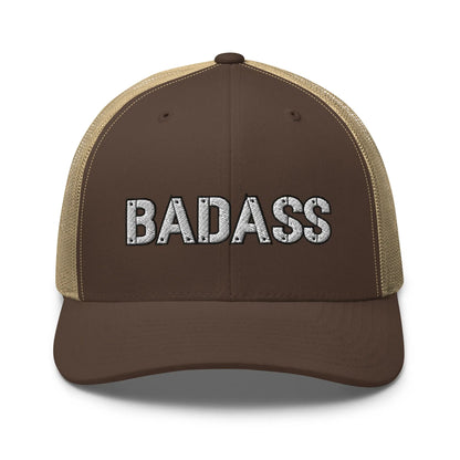 Hats Brown-Khaki Snapback Custom Trucker Hats Cool BADASS Caps for Men & Women Infidel Collective