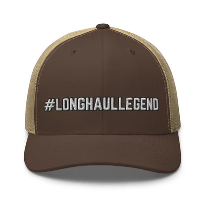 Hats Brown-Khaki Snapback Custom Trucker Hats Cool CDL #LONGHAULLEGEND for Men & Women Truckers Infidel Collective