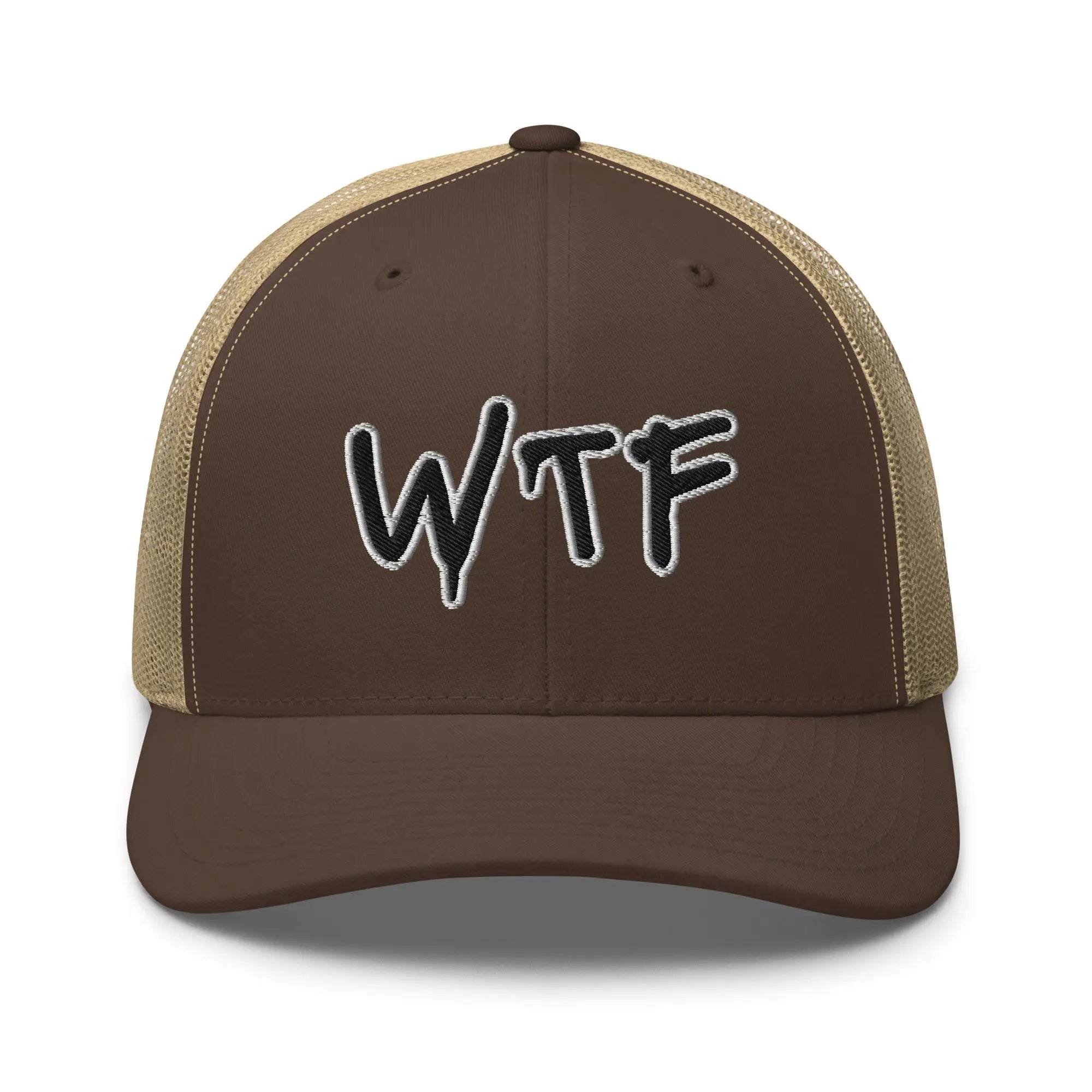 Hats Brown-Khaki Snapback Custom Trucker Hats Cool & Funny WTF NSFW Cap for Men & Women Infidel Collective