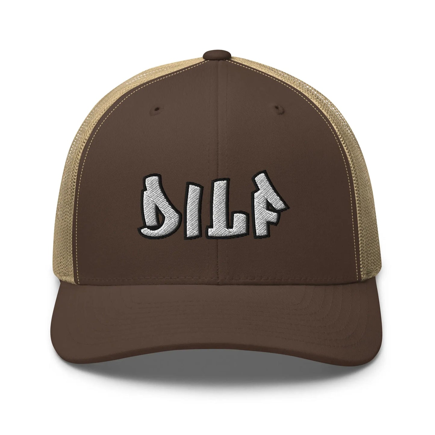 Hats Brown-Khaki Snapback Custom Trucker Hats Funny DILF Dad & 2A Hat for Men & Women Infidel Collective