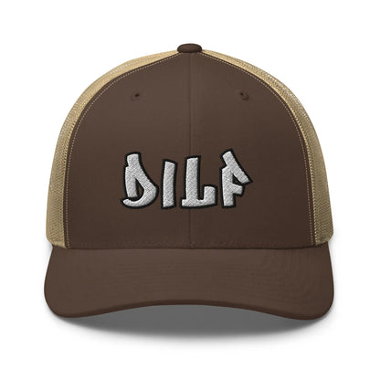 Hats Brown-Khaki Snapback Custom Trucker Hats Funny DILF Dad & 2A Hat for Men & Women Infidel Collective