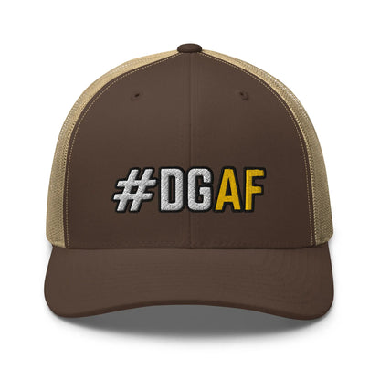 Hats Brown-Khaki Snapback Custom Trucker Hats Funny NSFW #DGAF Cap Cool for Men & Women Infidel Collective