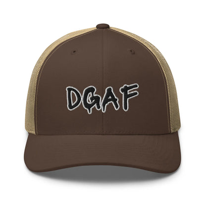 Hats Brown-Khaki Snapback Custom Trucker Hats NSFW DGAF Cap for Men & Women Infidel Collective