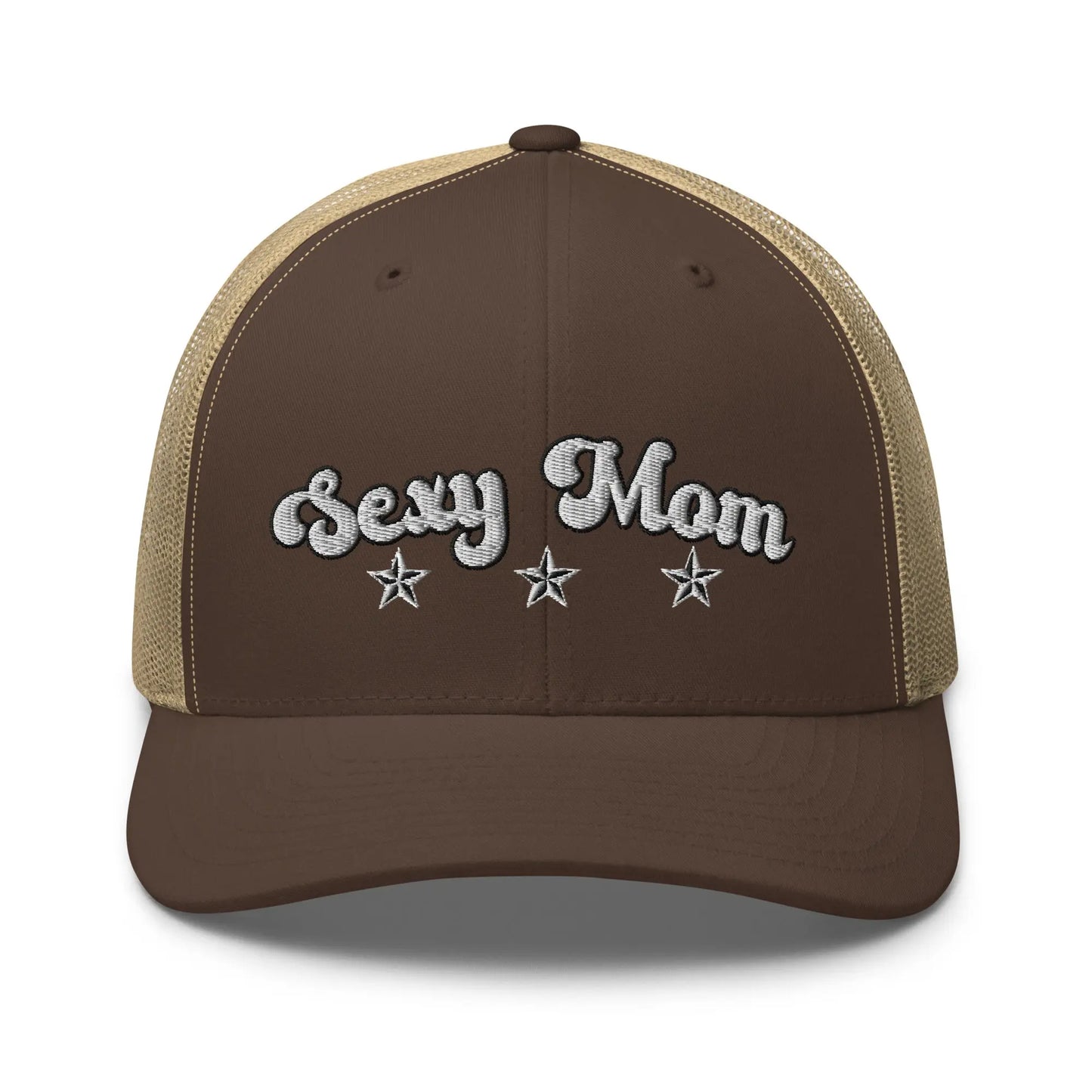 Hats Brown-Khaki Snapback Custom Trucker Hats Sexy Mom Cap for Sexy Women Who Own It Infidel Collective