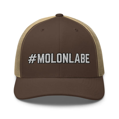 Hats Brown-Khaki Snapback Custom Trucker Hats #MOLONLABE 2A Cap for Men & Women Infidel Collective