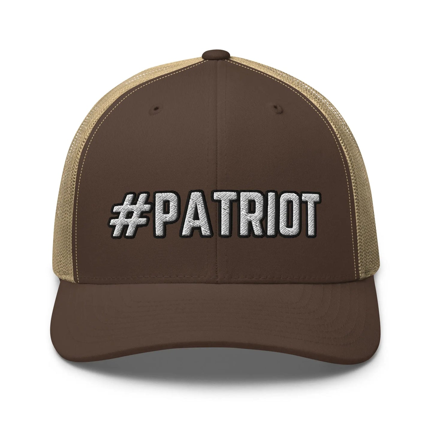 Hats Brown-Khaki Snapback Custom Trucker Hats #PATRIOT Cool Patriotic Cap for Men & Women Infidel Collective
