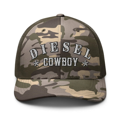 Hats Camo-Olive Diesel Cowboy Hat – Camo Snapback for Truckers & Western Road Dogs Infidel Collective