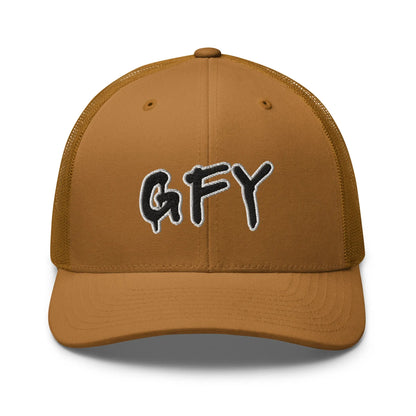 Hats Caramel Snapback Custom Trucker Hat Inappropriate NSFW GFY Cap for Men & Women Infidel Collective