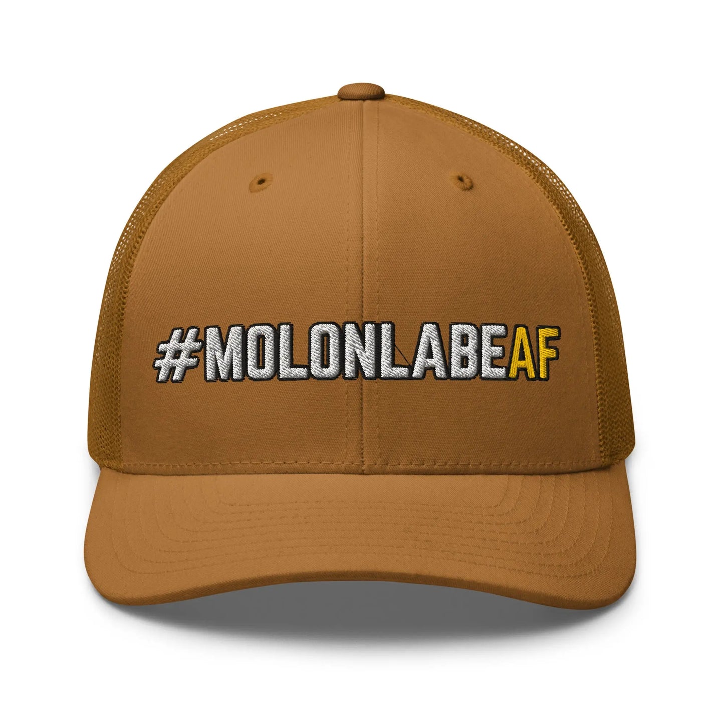 Hats Caramel Snapback Custom Trucker Hats Badass #MOLONLABEAF 2A Cap for Men & Women Infidel Collective
