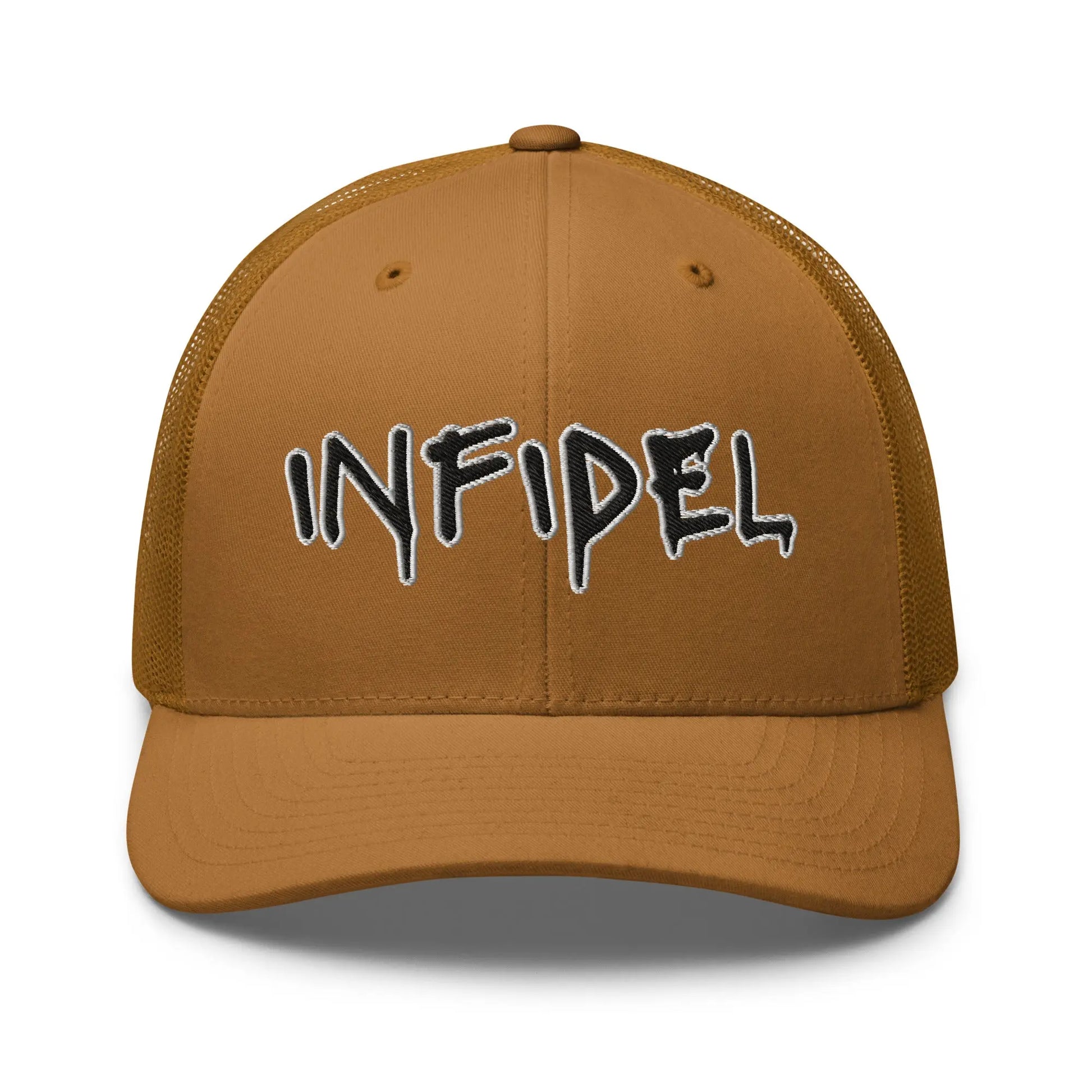 Hats Caramel Snapback Custom Trucker Hats Cool INFIDEL Badass Caps for Men & Women Infidel Collective