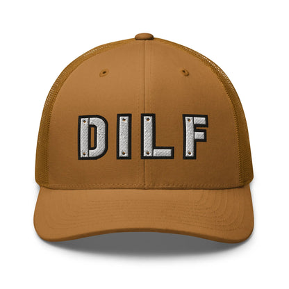 Hats Caramel Snapback Custom Trucker Hats DILF Cap – NSFW Patriotic for Men & Women Infidel Collective