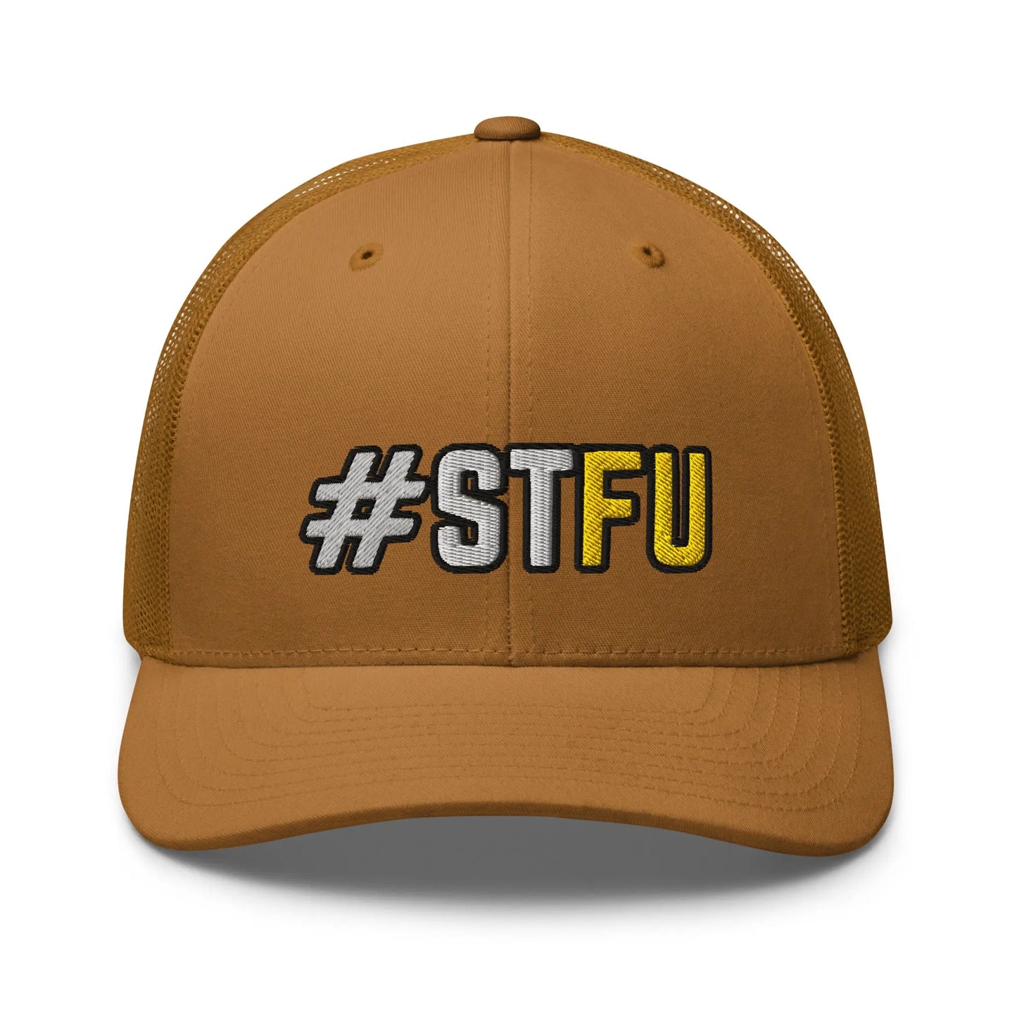 Hats Caramel Snapback Custom Trucker Hats Funny STFU NSFW Cap for Men & Women Infidel Collective