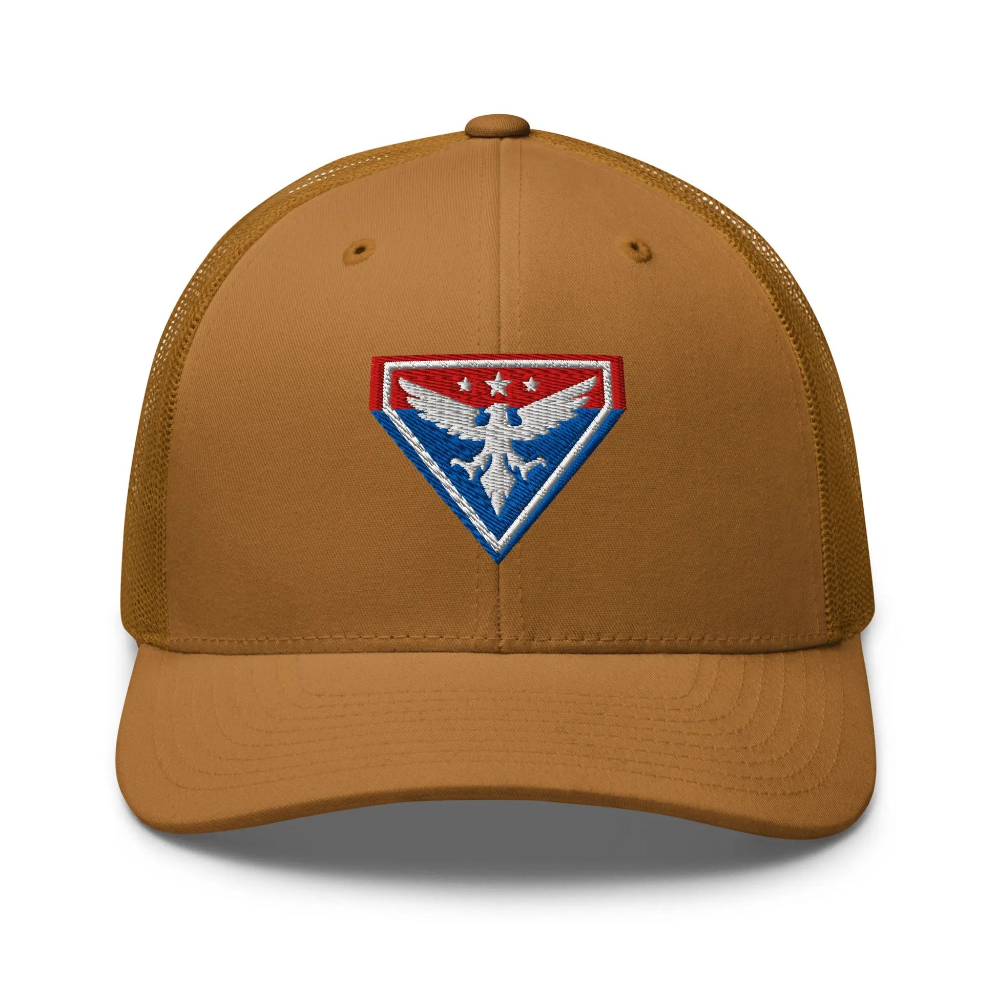 Hats Caramel Snapback Custom Trucker Hats Liberty Eagle Badge Cool Patriotic Cap Infidel Collective