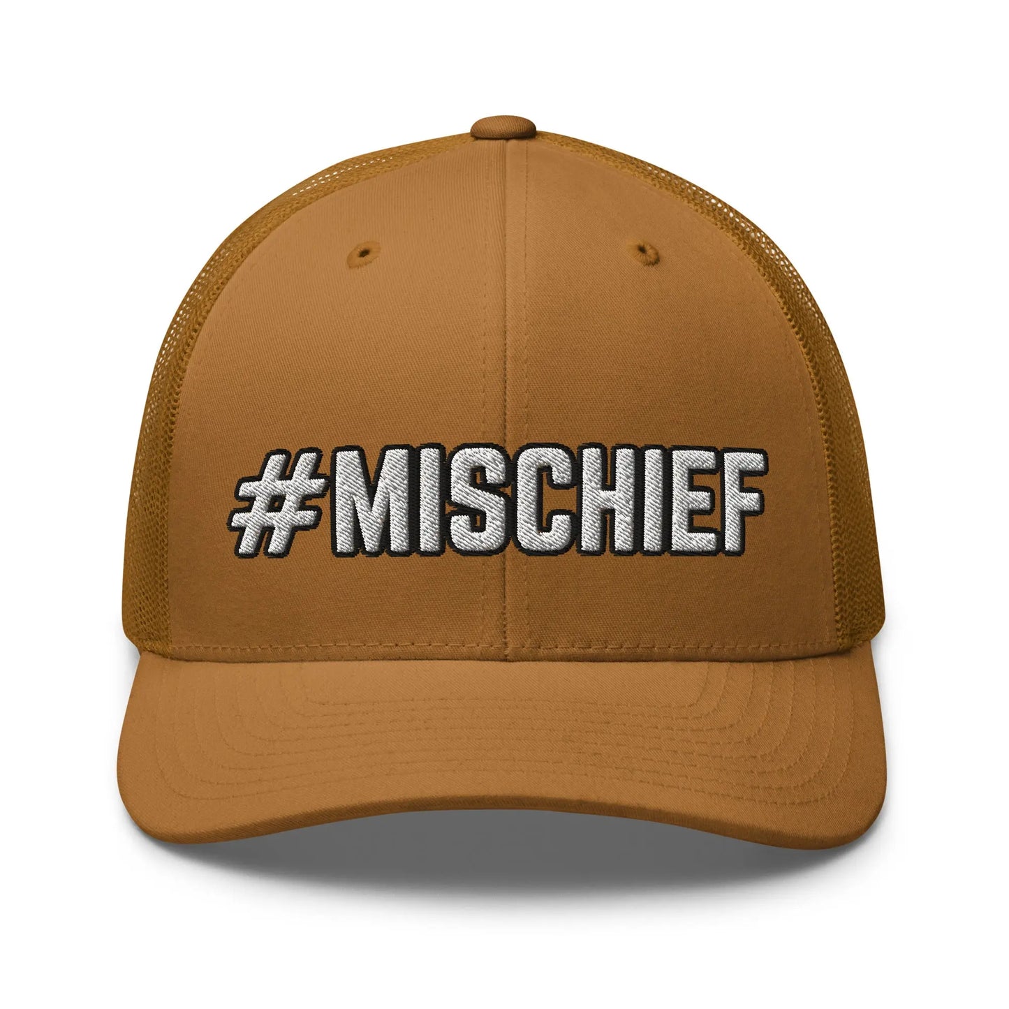Hats Caramel Snapback Custom Trucker Hats MISCHIEF Funny Cap for Men & Women Infidel Collective