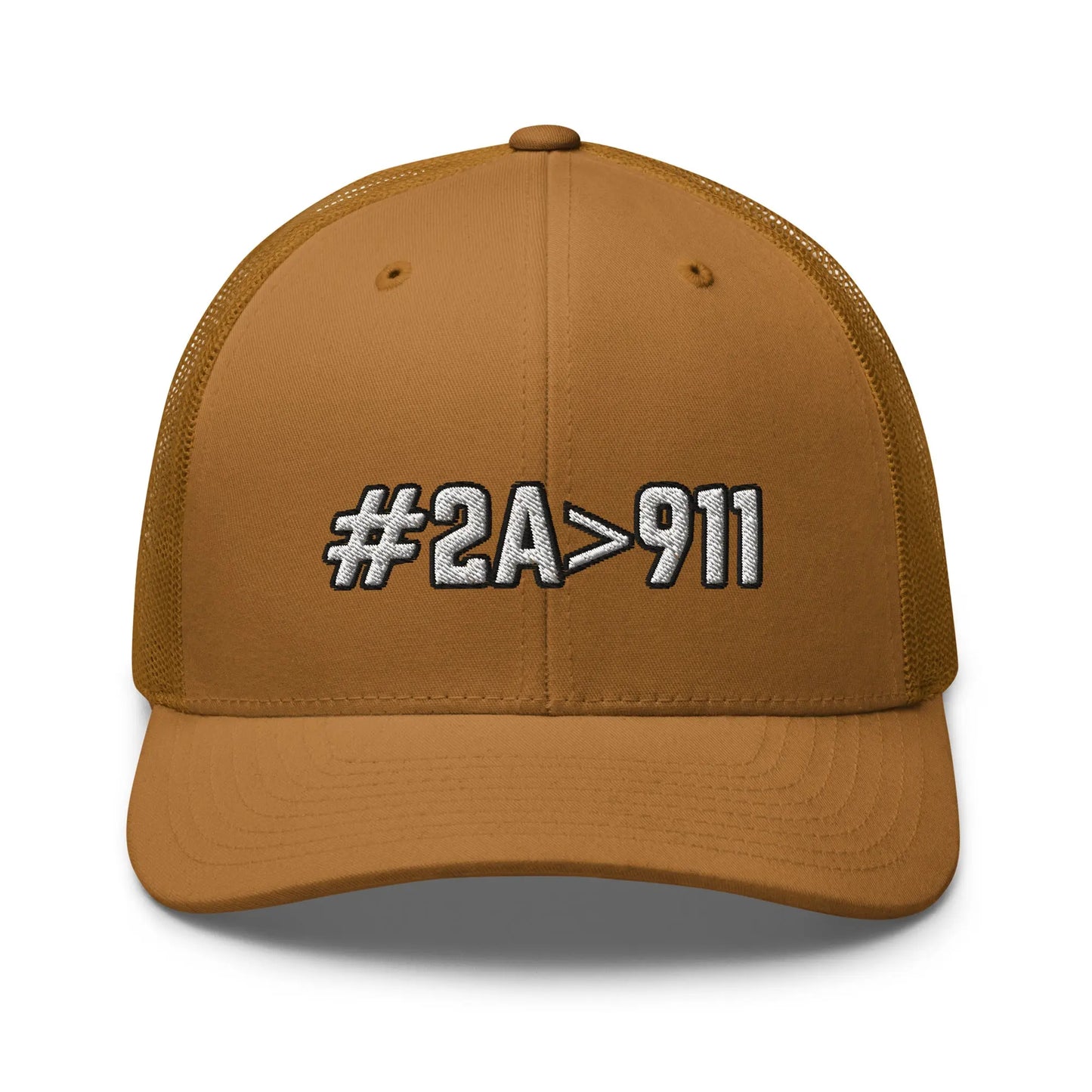 Hats Caramel Snapback Custom Trucker Hats Rock the #2A>911 Cap for Men & Women Infidel Collective