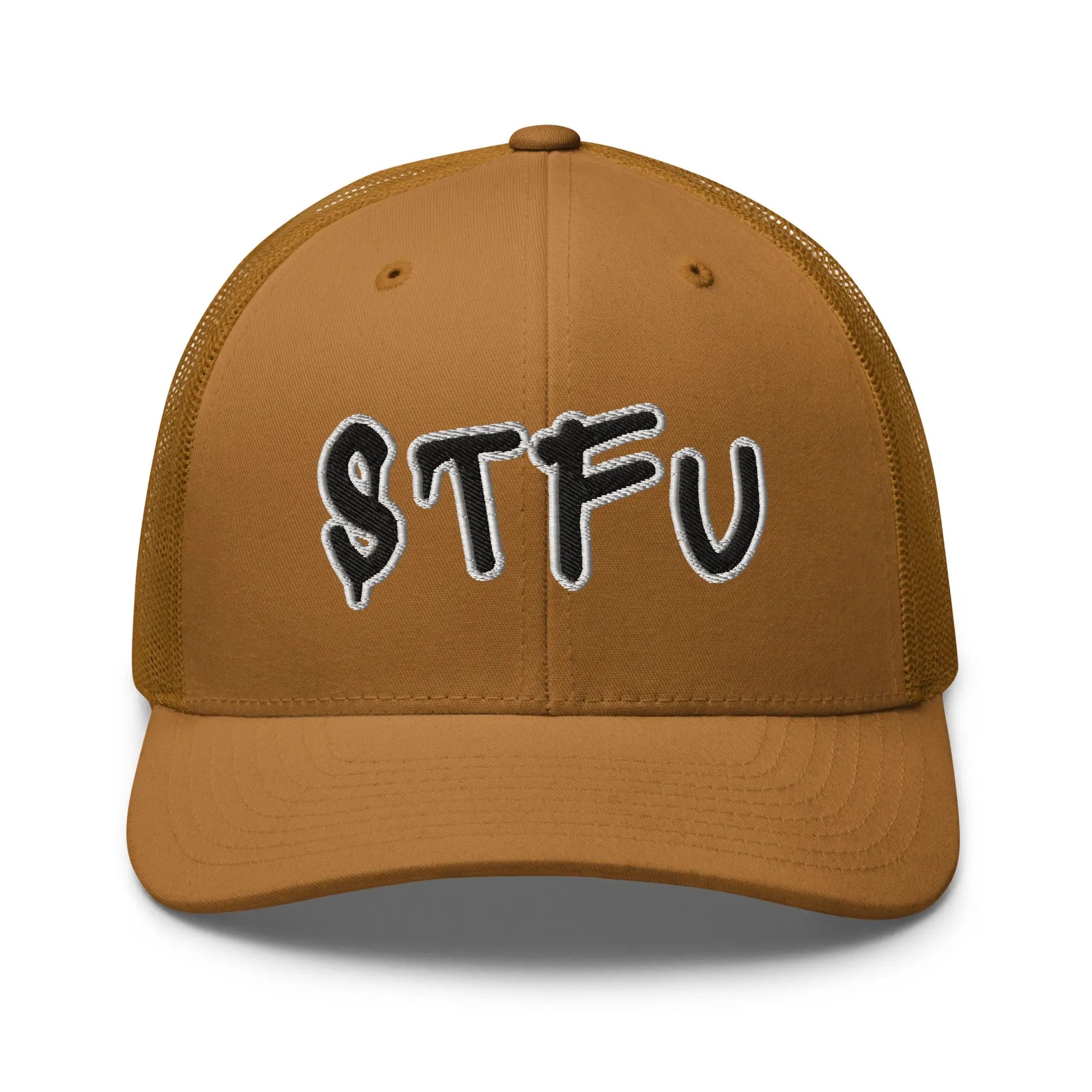 Hats Caramel Snapback Custom Trucker Hats STFU NSFW Cap for Men & Women Infidel Collective