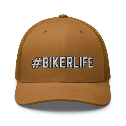 Hats Caramel Snapback Custom Trucker Hats #BIKERLIFE Cap for Men & Women – Ride Loud Infidel Collective