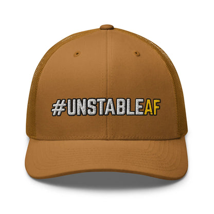 Hats Caramel Snapback Custom Trucker Hats #UNSTABLEAF Funny Mesh NSFW AF Hat Infidel Collective