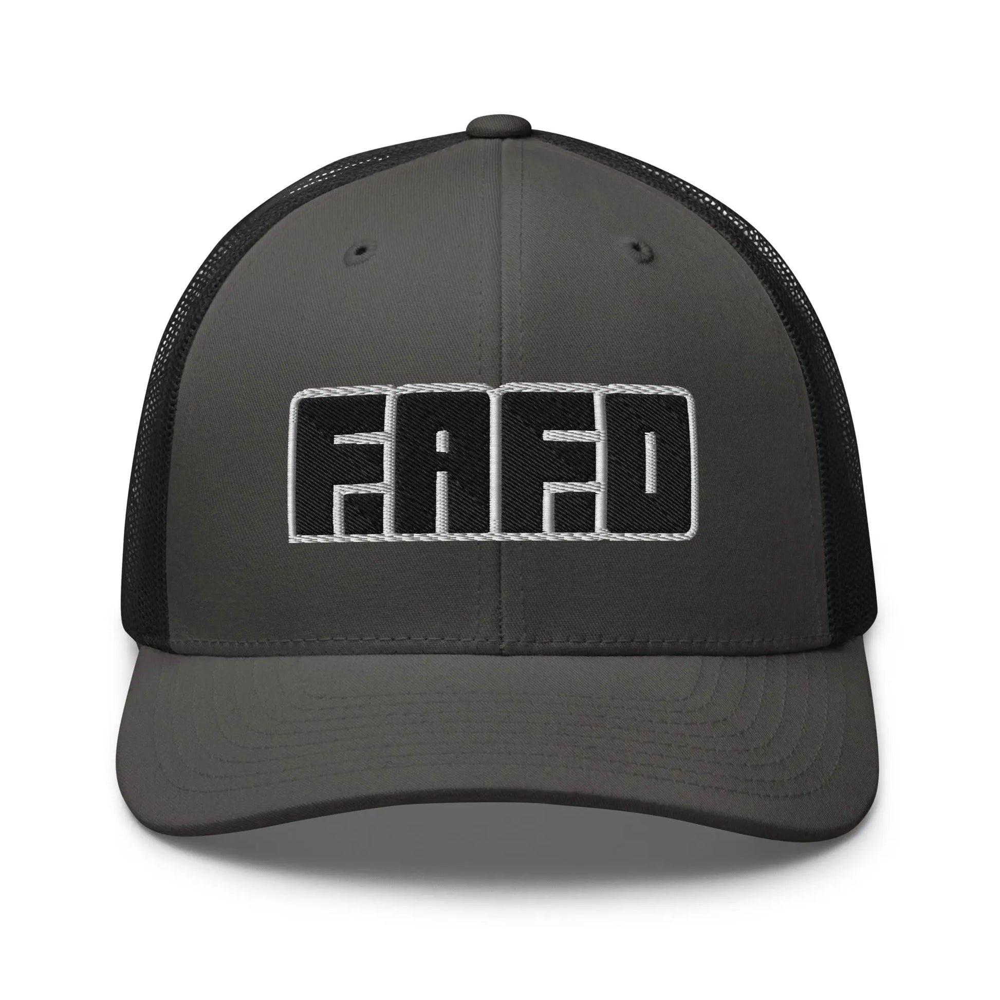 Hats Charcoal-Black Snapback Custom Trucker Hats Badass FAFO Grand Games NSFW Caps for Men & Women Infidel Collective