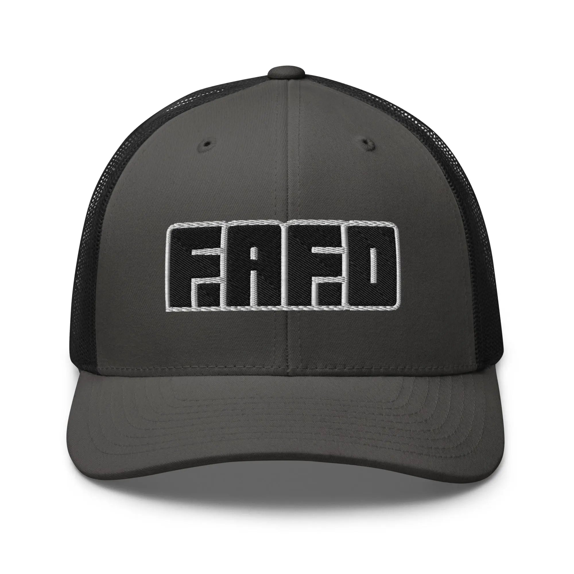 Hats Charcoal-Black Snapback Custom Trucker Hats Badass FAFO Grand Games NSFW Caps for Men & Women Infidel Collective