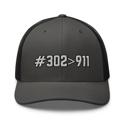 Hats Charcoal-Black Snapback Custom Trucker Hats Best 2A #302>911 - Cool Patriotic Cap Infidel Collective