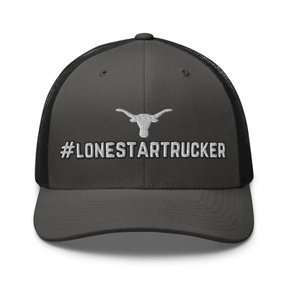 Hats Charcoal-Black Snapback Custom Trucker Hats Cool CDL #LONESTARTRUCKER for Men & Women Infidel Collective