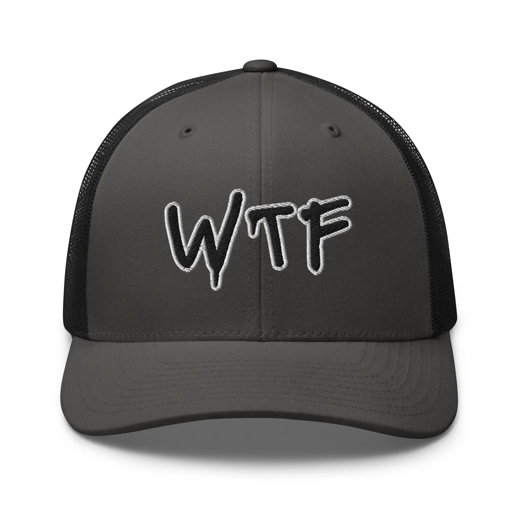 Hats Charcoal-Black Snapback Custom Trucker Hats Cool & Funny WTF NSFW Cap for Men & Women Infidel Collective