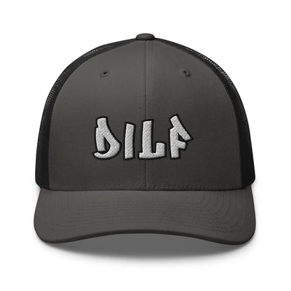 Hats Charcoal-Black Snapback Custom Trucker Hats Funny DILF Dad & 2A Hat for Men & Women Infidel Collective