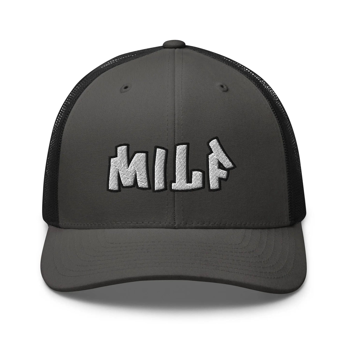 Hats Charcoal-Black Snapback Custom Trucker Hats Funny MILF Cap for Sexy Women Who Own It Infidel Collective