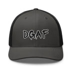Hats Charcoal-Black Snapback Custom Trucker Hats NSFW DGAF Cap for Men & Women Infidel Collective