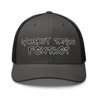 Hats Charcoal-Black Snapback Custom Trucker Hats NSFW Whiskey Tango Foxtrot Cap for Men & Women Infidel Collective