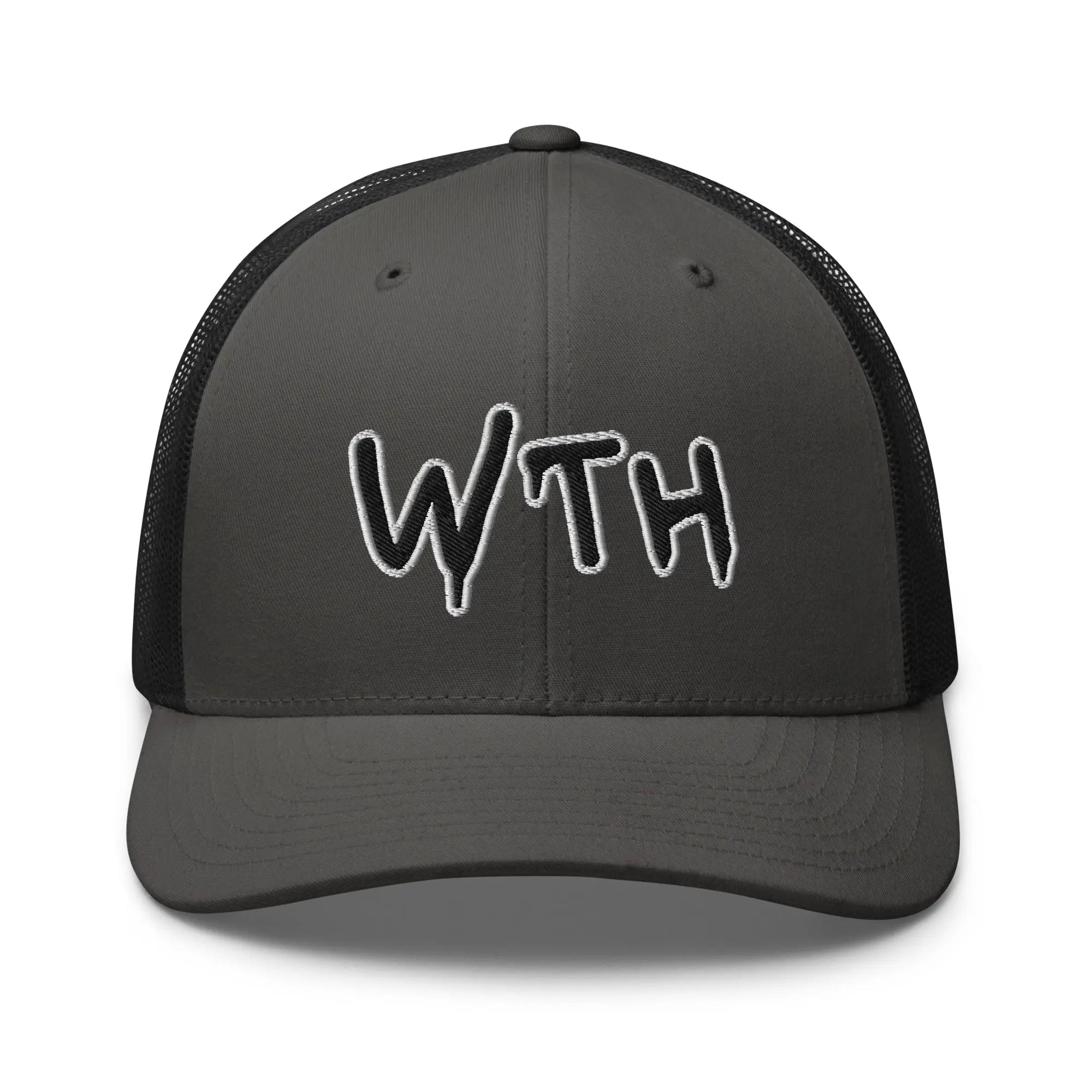 Hats Charcoal-Black Snapback Custom Trucker Hats WTH NSFW Cap for Men & Women Infidel Collective