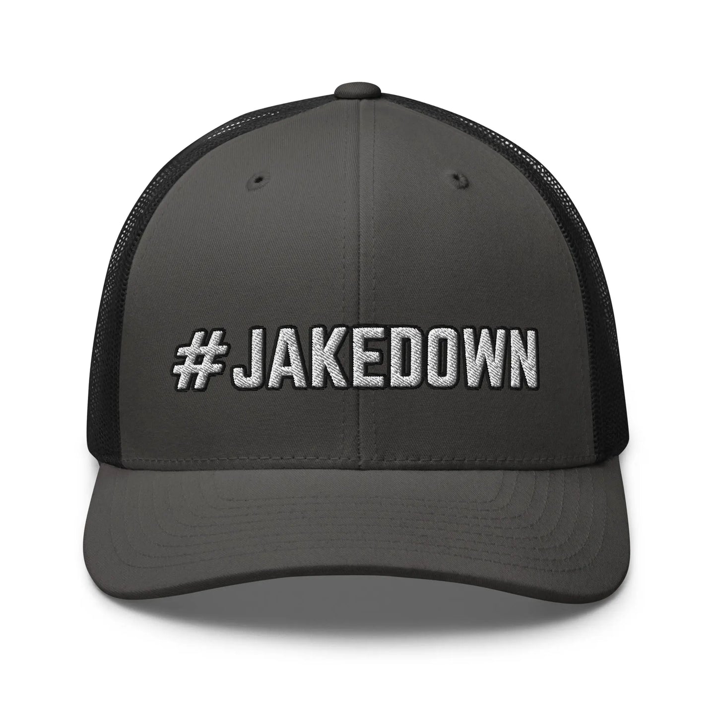 Hats Charcoal-Black Snapback Custom Trucker Hats #JAKEDOWN for Men & Women – Cool CDL Cap Infidel Collective