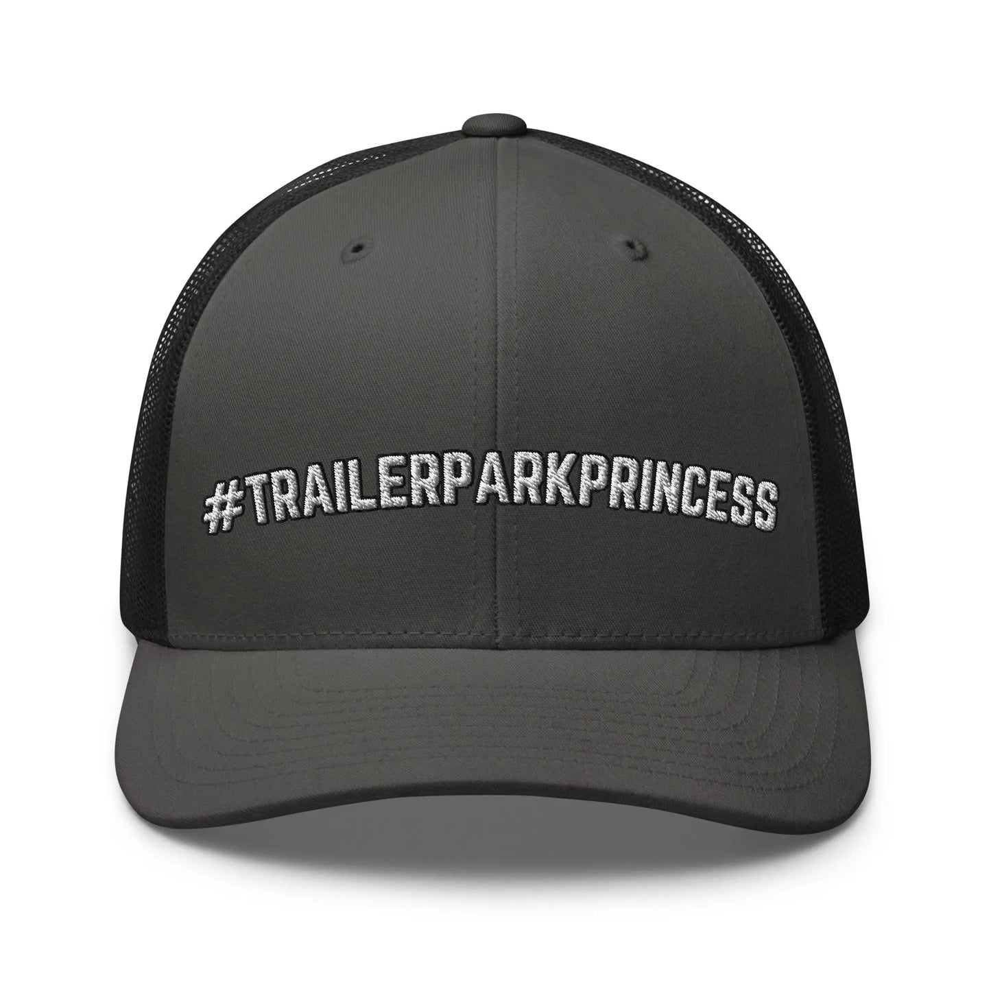 Hats Charcoal-Black Snapback Custom Trucker Hats #TRAILERPARKPRINCESS Funny Women's Hat Infidel Collective