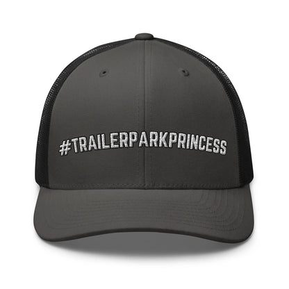 Hats Charcoal-Black Snapback Custom Trucker Hats #TRAILERPARKPRINCESS Funny Women's Hat Infidel Collective