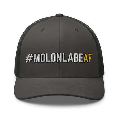 Hats Charcoal Snapback Custom Trucker Hats Badass #MOLONLABEAF 2A Cap for Men & Women Infidel Collective
