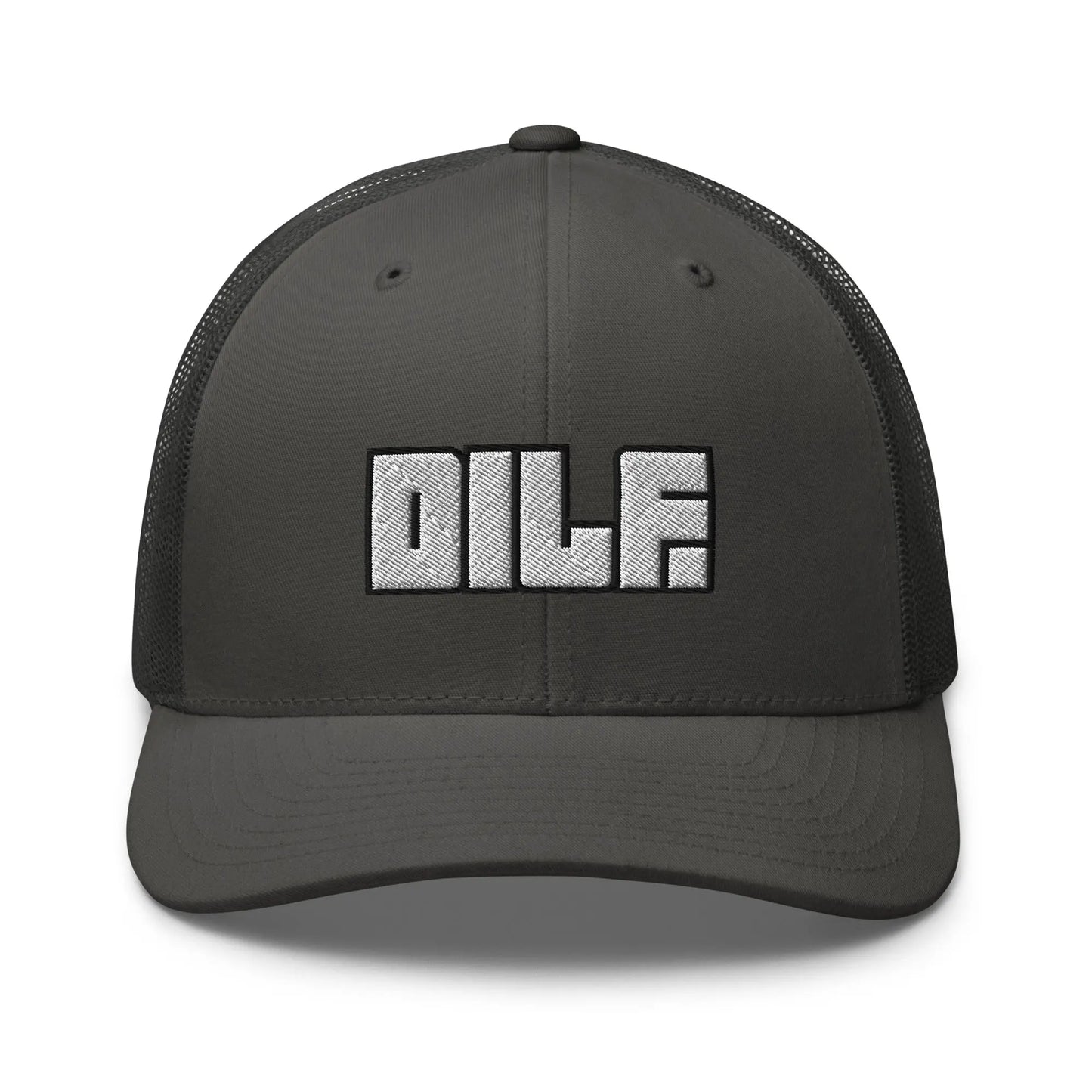 Hats Charcoal Snapback Custom Trucker Hats DILF Block Cap – NSFW 2A for Men & Women Infidel Collective