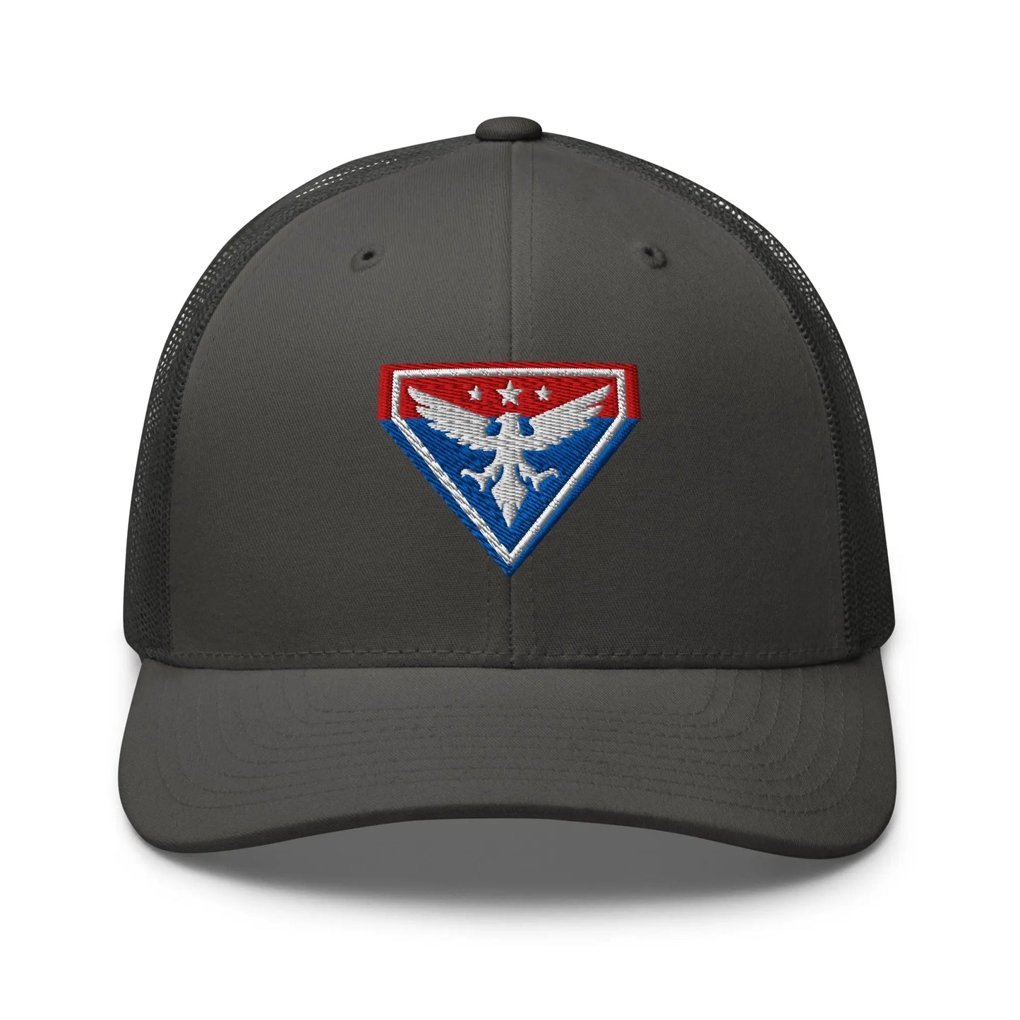 Hats Charcoal Snapback Custom Trucker Hats Liberty Eagle Badge Cool Patriotic Cap Infidel Collective